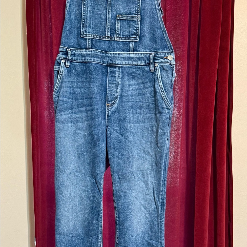 Women’s Silver Jeans Overalls Sz Medium (6-9)